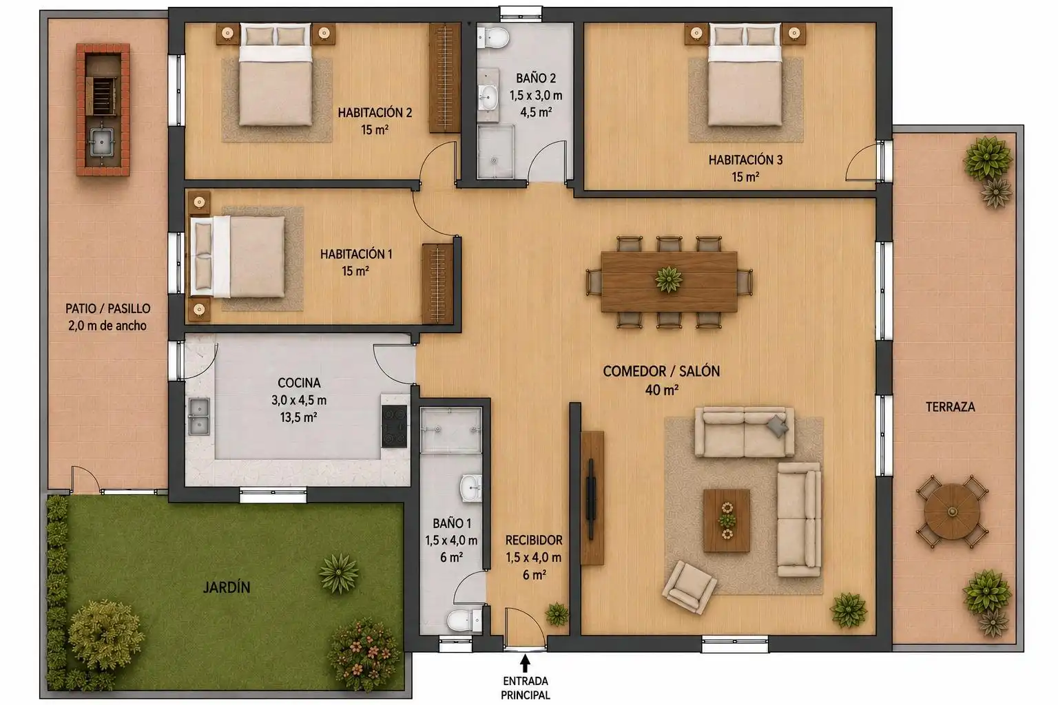 Houses for sale in Roda de Berà  with Heating, Private garden and Terrace