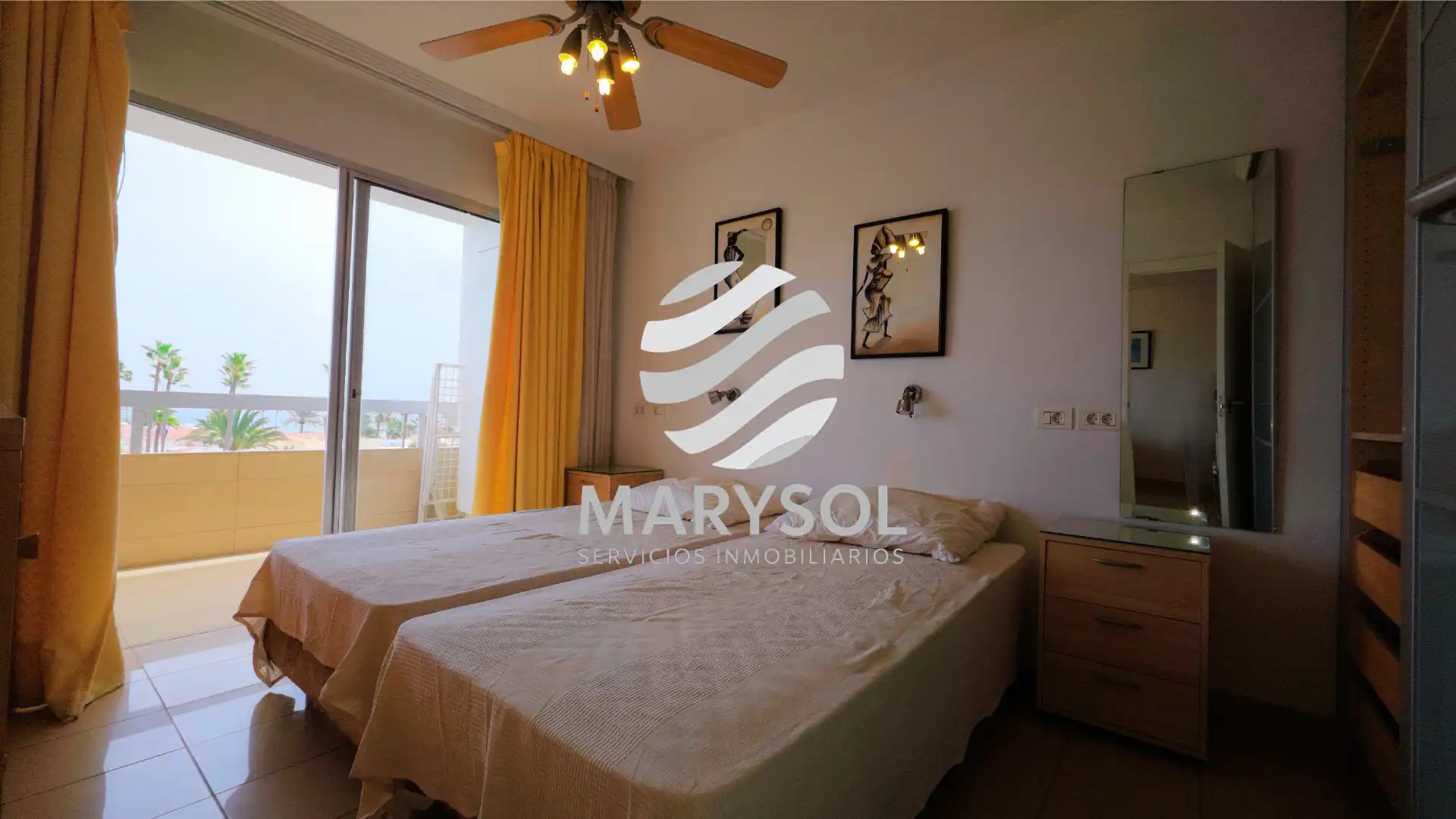 Terraza de Apartamento de alquiler en San Bartolomé de Tirajana con Terraza, Amueblado y Horno