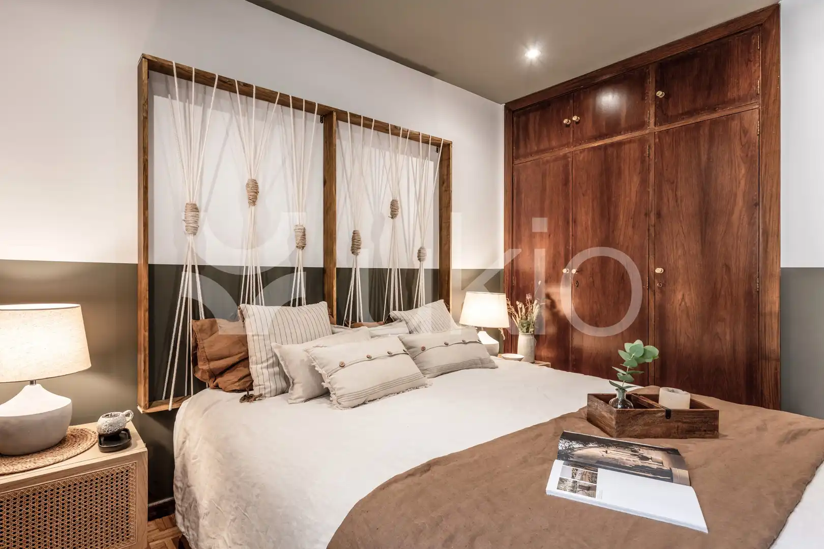 Schlafzimmer von Wohnungen zur Miete in Madrid mit Klimaanlage, Möbliert und Waschmaschine