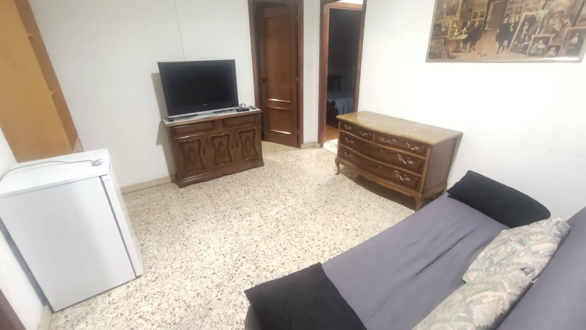 Living room of Flat for share in Ourense Capital   with Terrace, Furnished and Oven