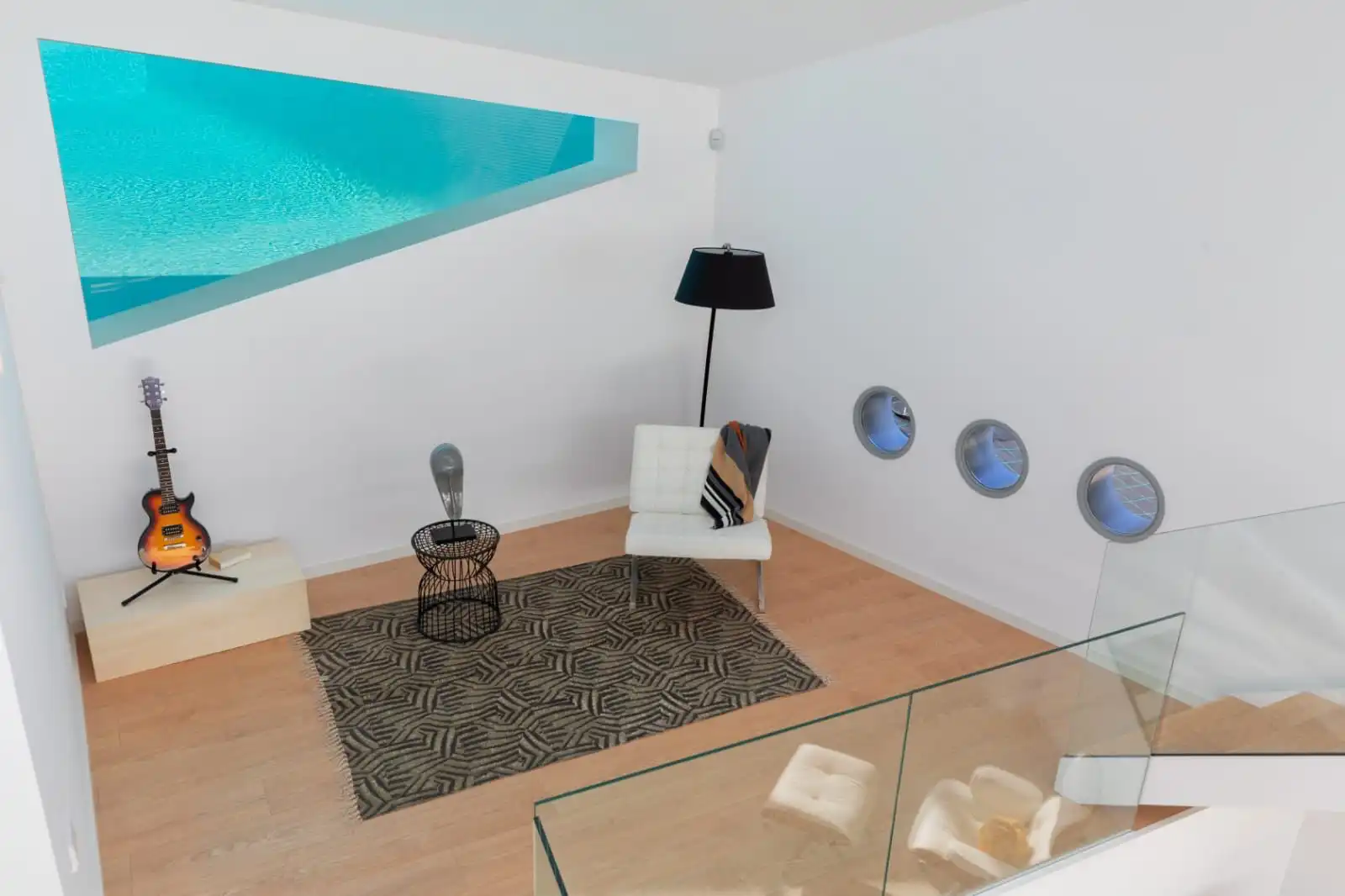 Wohnzimmer von Haus oder Chalet zum Verkauf in Sitges mit Klimaanlage, Heizung und Privatgarten