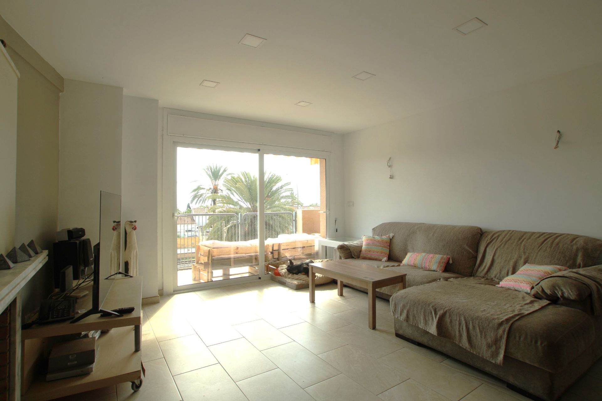 Living room of Flat for sale in Mataró  with Heating and Balcony