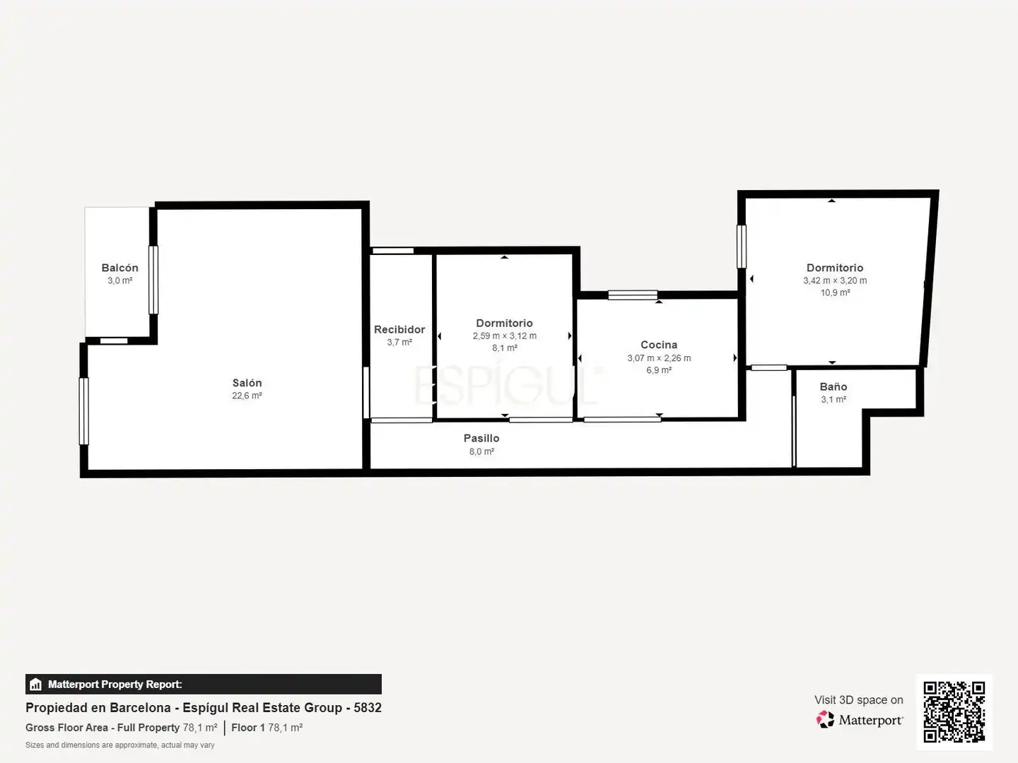 Wohnung zum Verkauf in Barcelona mit Heizung, Parkett und Terrasse
