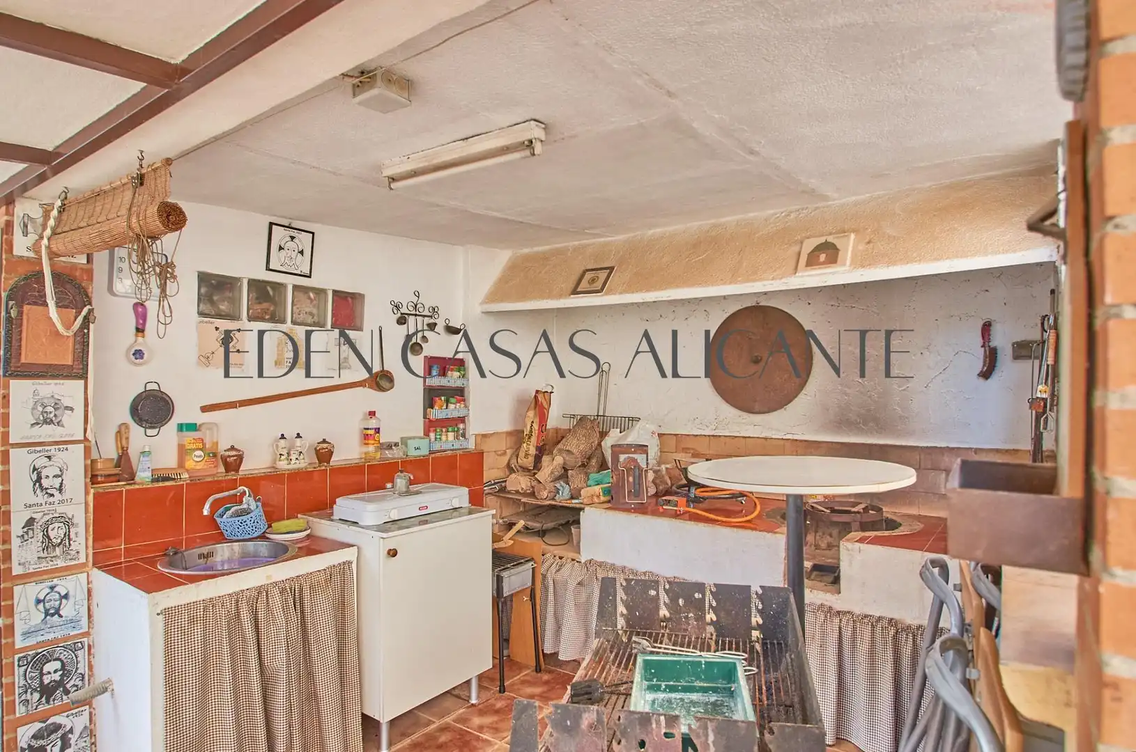 Cocina de Casa o chalet en venta en Mutxamel con Aire acondicionado, Jardín privado y Terraza