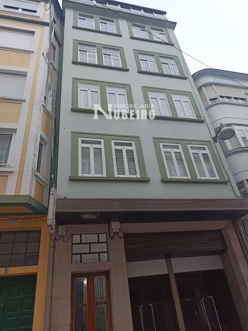 Vista exterior de Piso en venta en Lugo con Calefacción, Terraza y Amueblado