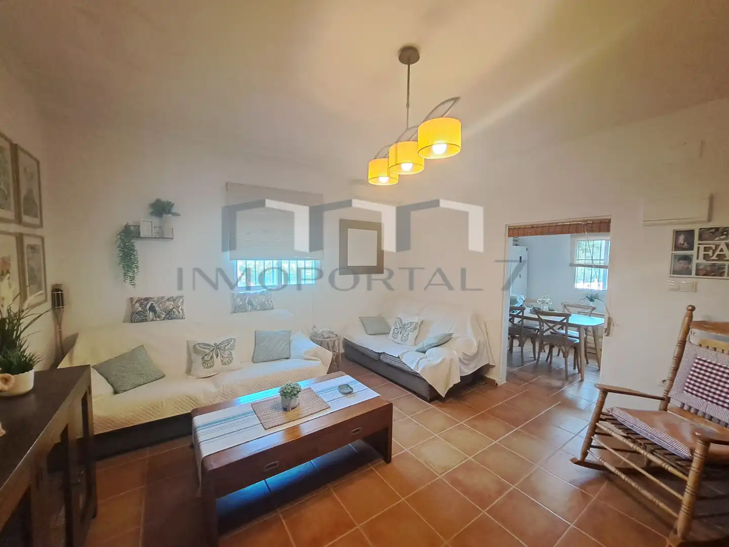 Wohnzimmer von Country house zum Verkauf in Torrent mit Klimaanlage, Privatgarten und Terrasse