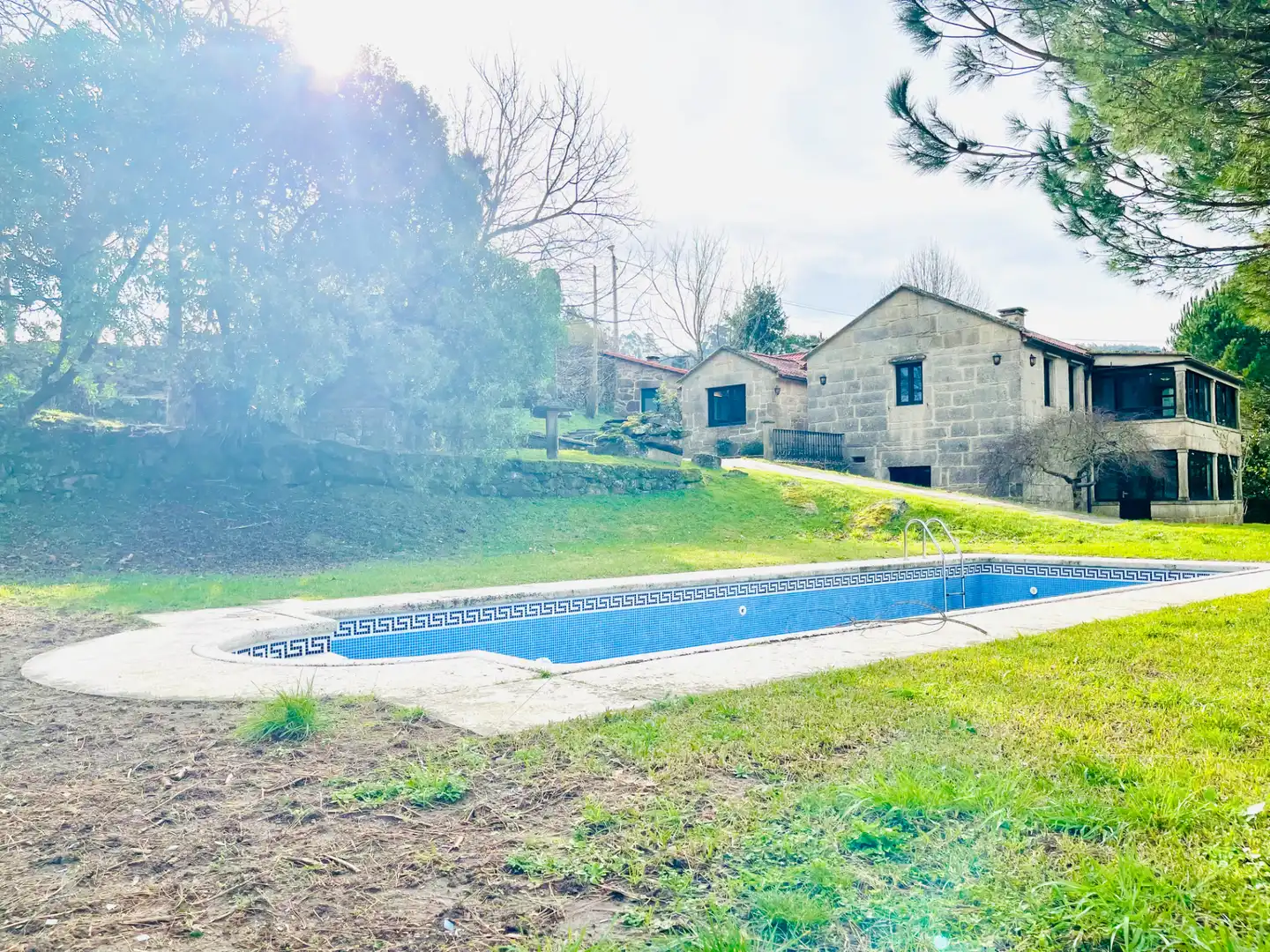 Piscina de Finca rústica en venta en Soutomaior con Calefacción, Jardín privado y Terraza