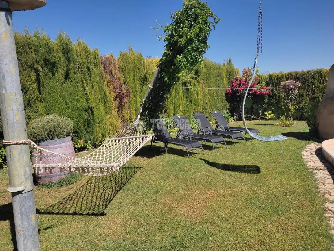 Garden of Country homes for sale in Marchena  with Air Conditioner and Swimming Pool