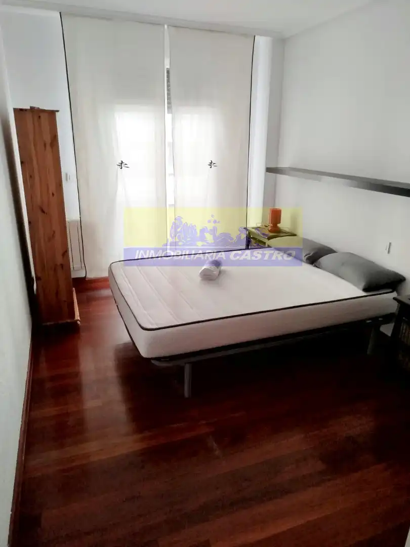 Schlafzimmer von Wohnung zur Miete in Castro-Urdiales mit Heizung, Möbliert und Balkon