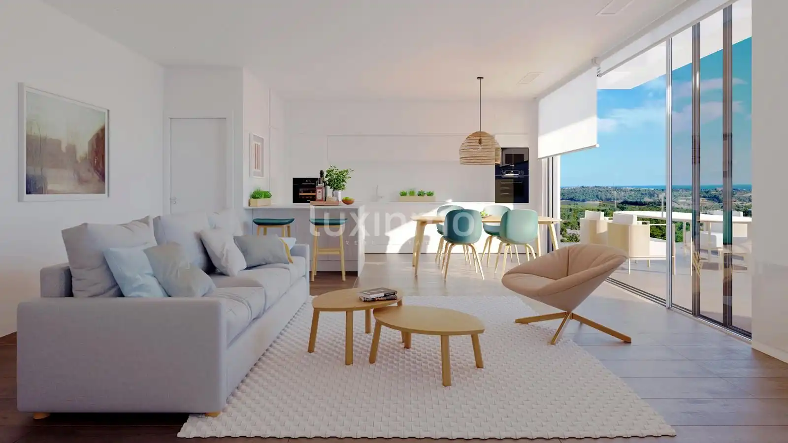 Living room of Flat for sale in Orihuela  with Air Conditioner, Heating and Private garden