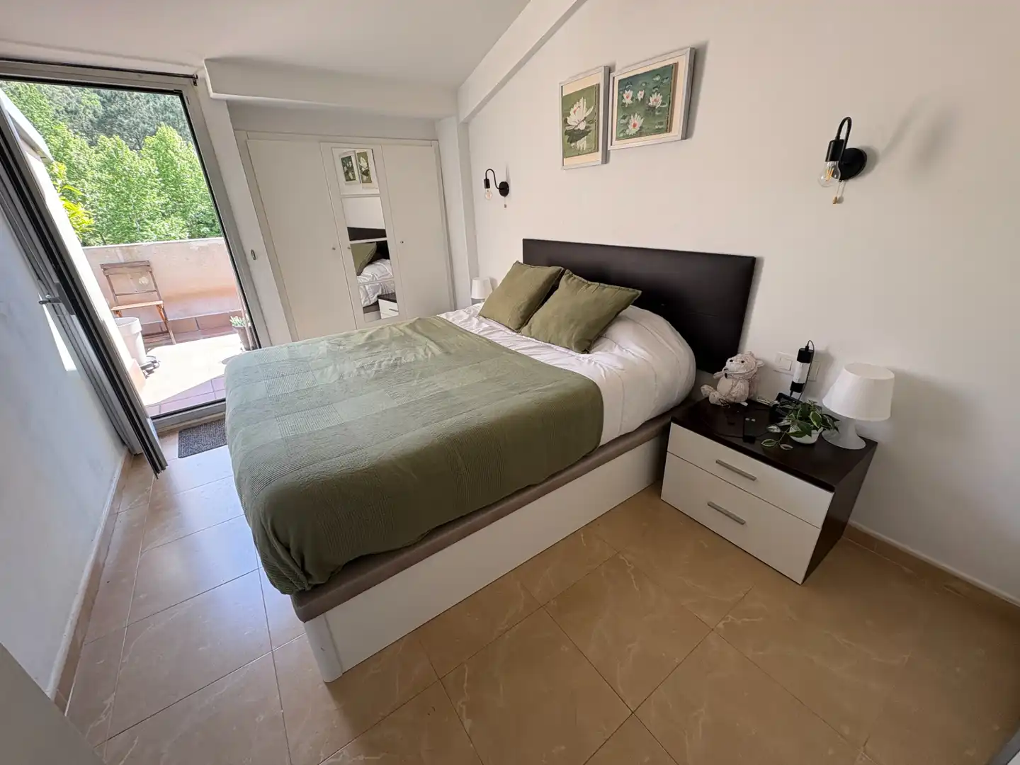 Schlafzimmer von Maisonette zum Verkauf in Vallgorguina mit Klimaanlage, Heizung und Terrasse