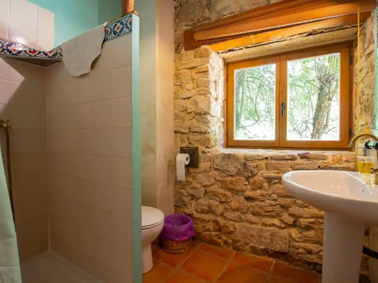 Baño de Casa o chalet en venta en Galve de Sorbe con Jardín privado, Parquet y Amueblado