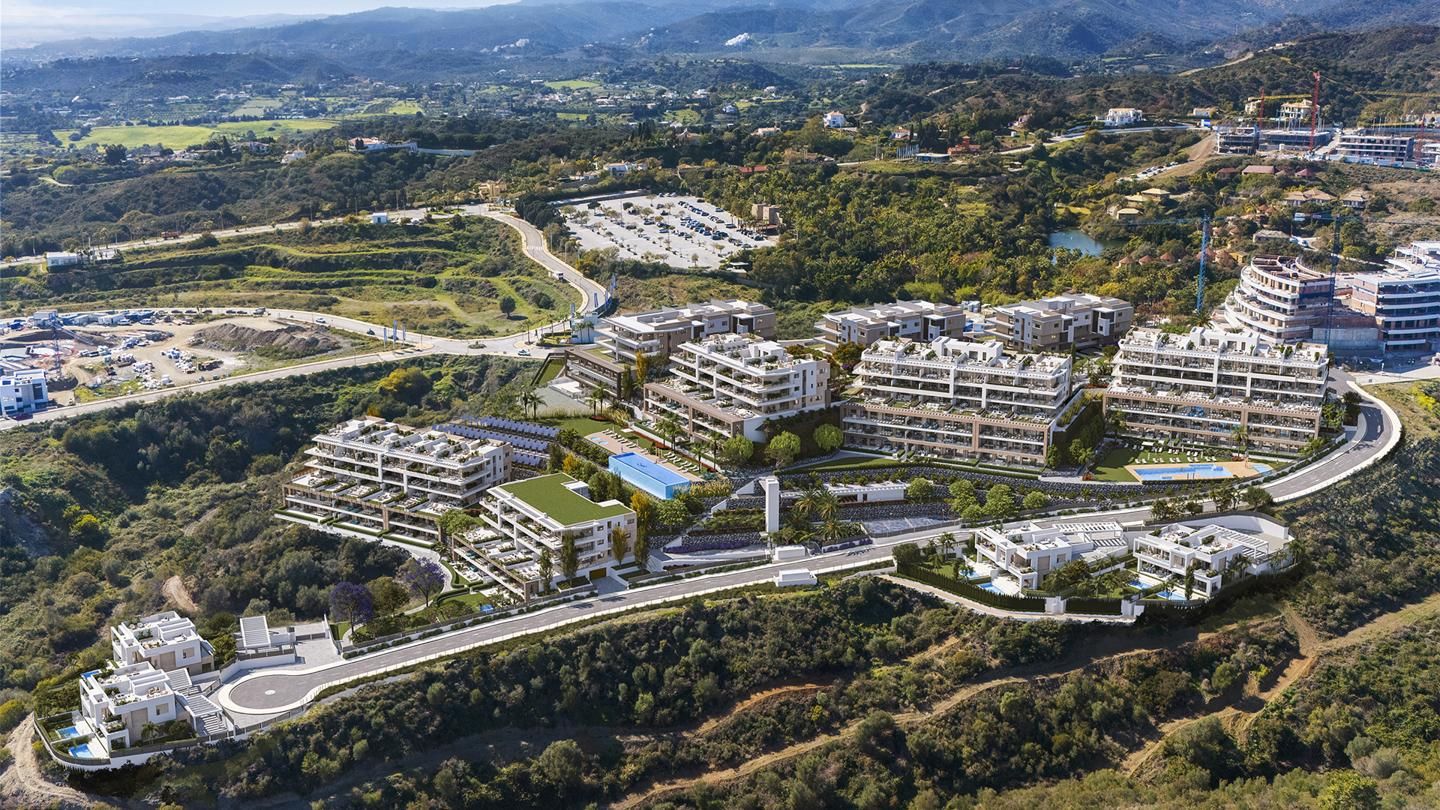 Exterior view of Flat for sale in Estepona  with Air Conditioner, Terrace and Swimming Pool