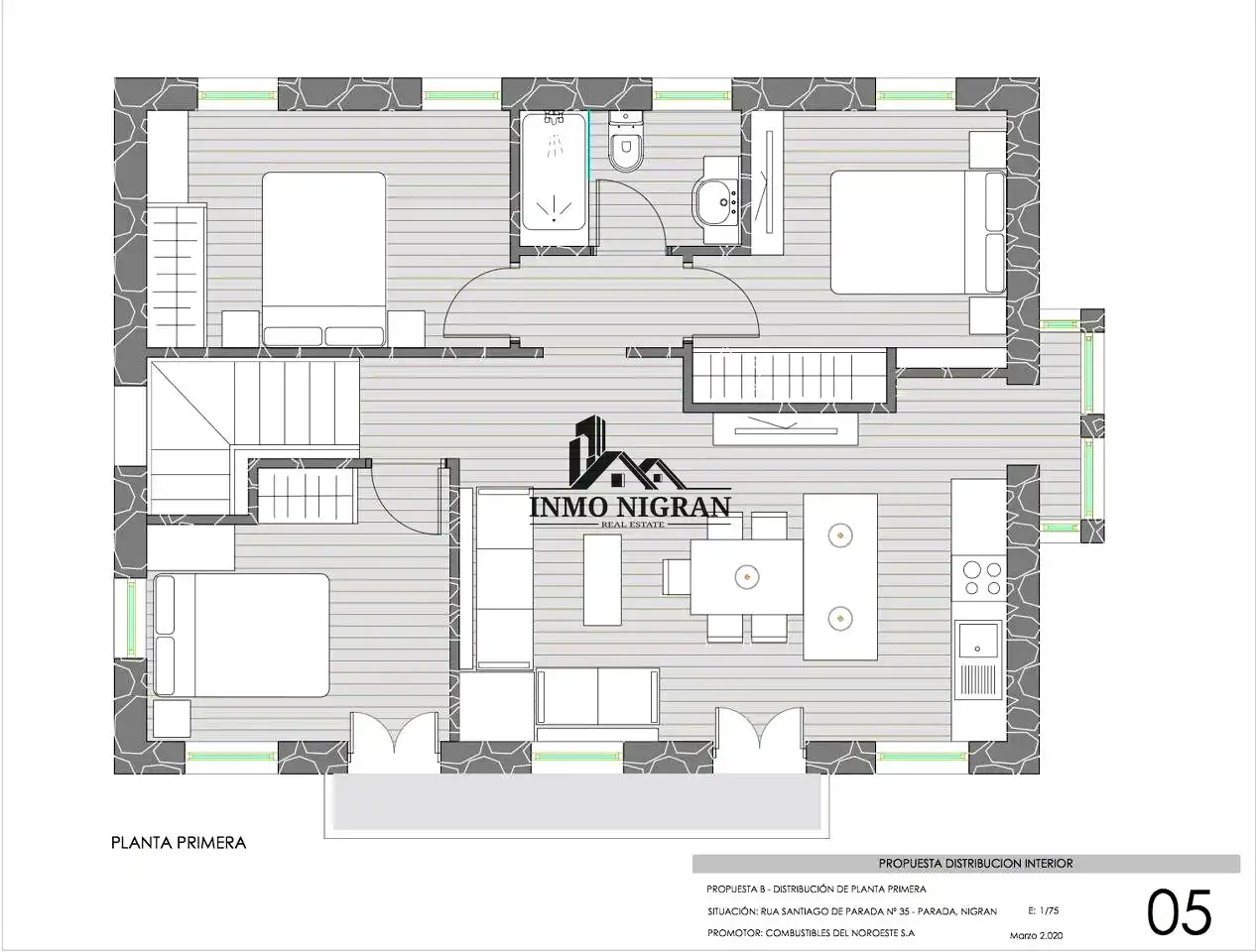 Casa rústica con terraza en venta en Rúa Santiago de Parada, imagen 8