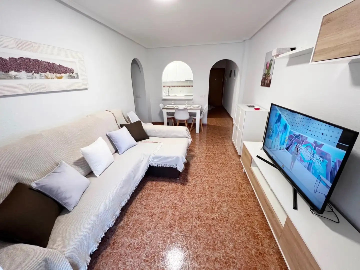 Living room of Apartments for rent in Torrevieja  with Air Conditioner, Heating and Swimming Pool
