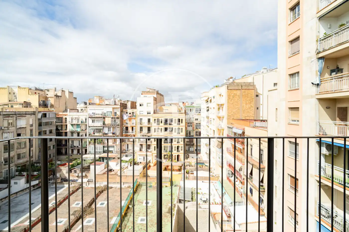 Balcony of Flat for rent in Barcelona  with Air Conditioner, Heating and Terrace