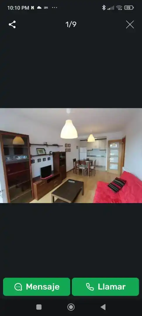Sala de estar de Piso en venta en Cervo con Trastero, Amueblado y Lavadora
