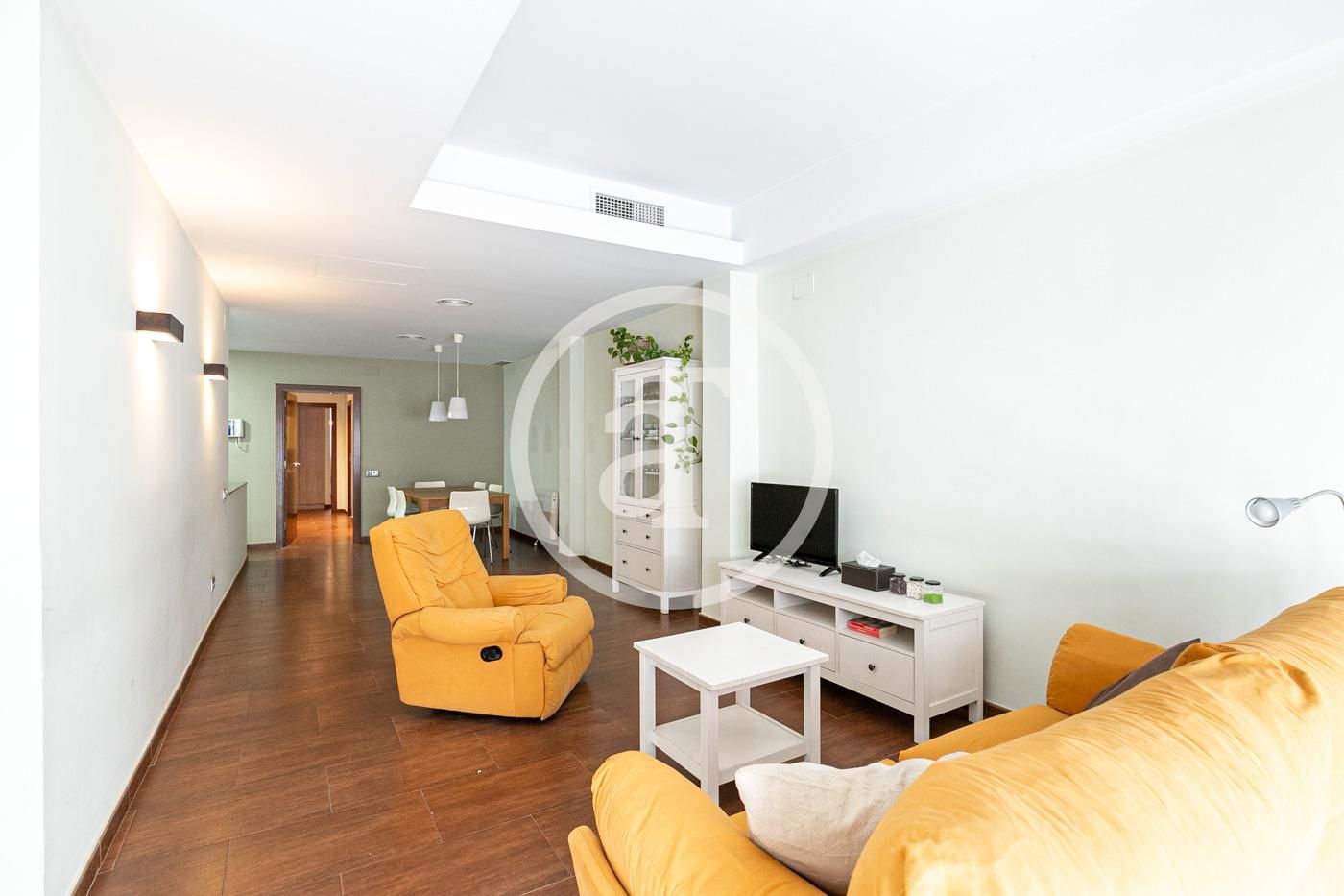 Living room of Flat to rent in  Barcelona Capital  with Air Conditioner, Heating and Storage room