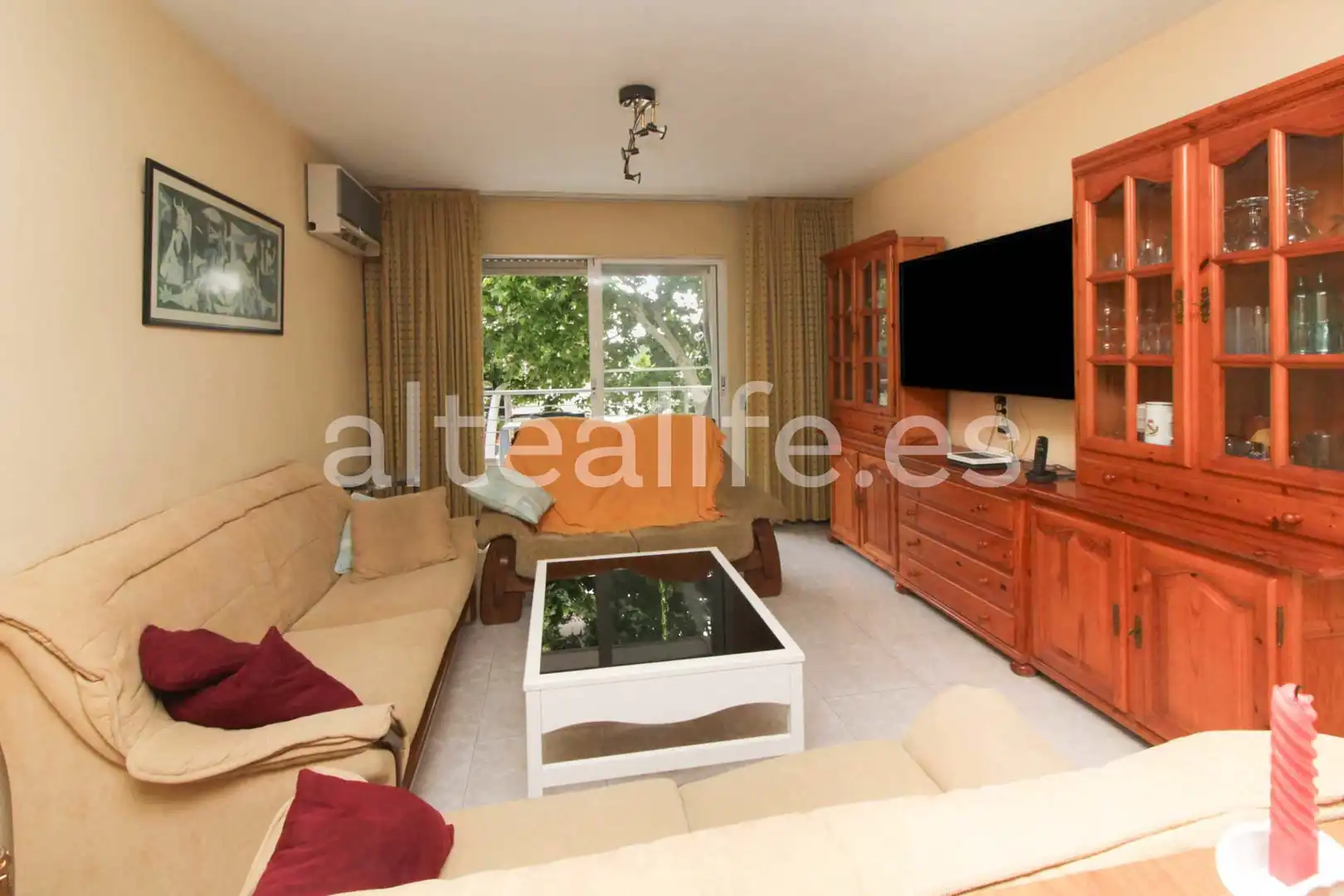 Wohnzimmer von Wohnungen zum Verkauf in Altea mit Klimaanlage und Balkon
