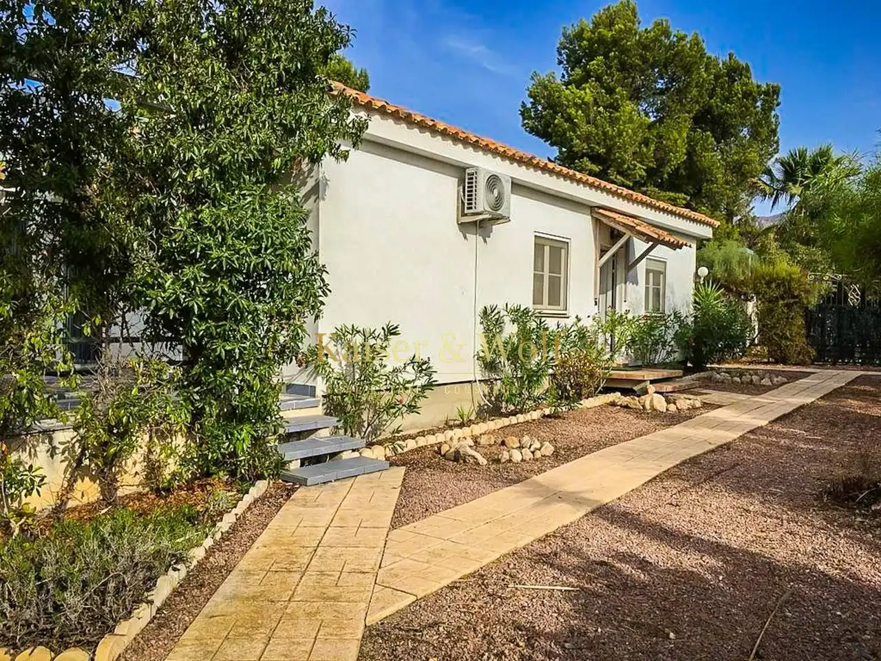 Jardí de Finca rústica en venda en Albatera amb Aire condicionat, Jardí privat i Piscina