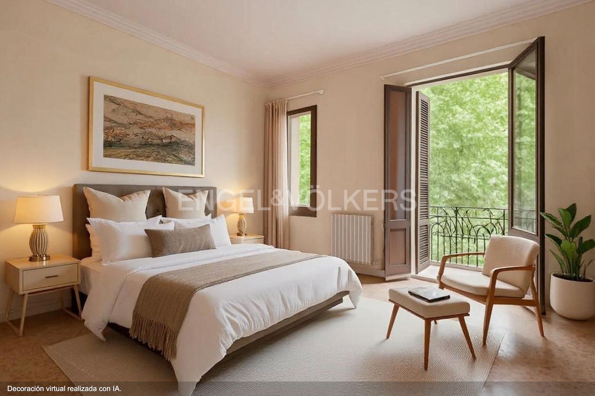 Dormitori de Apartament en venda en  Barcelona Capital amb Aire condicionat, Calefacció i Balcó
