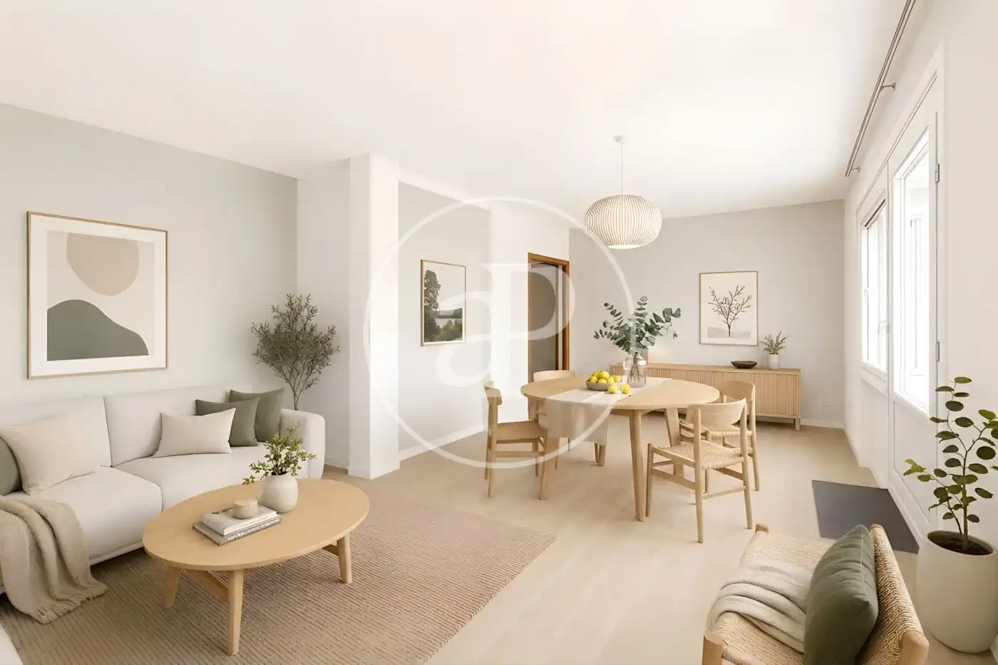 Sala d'estar de Àtic en venda en Madrid amb Aire condicionat, Calefacció i Jardí privat