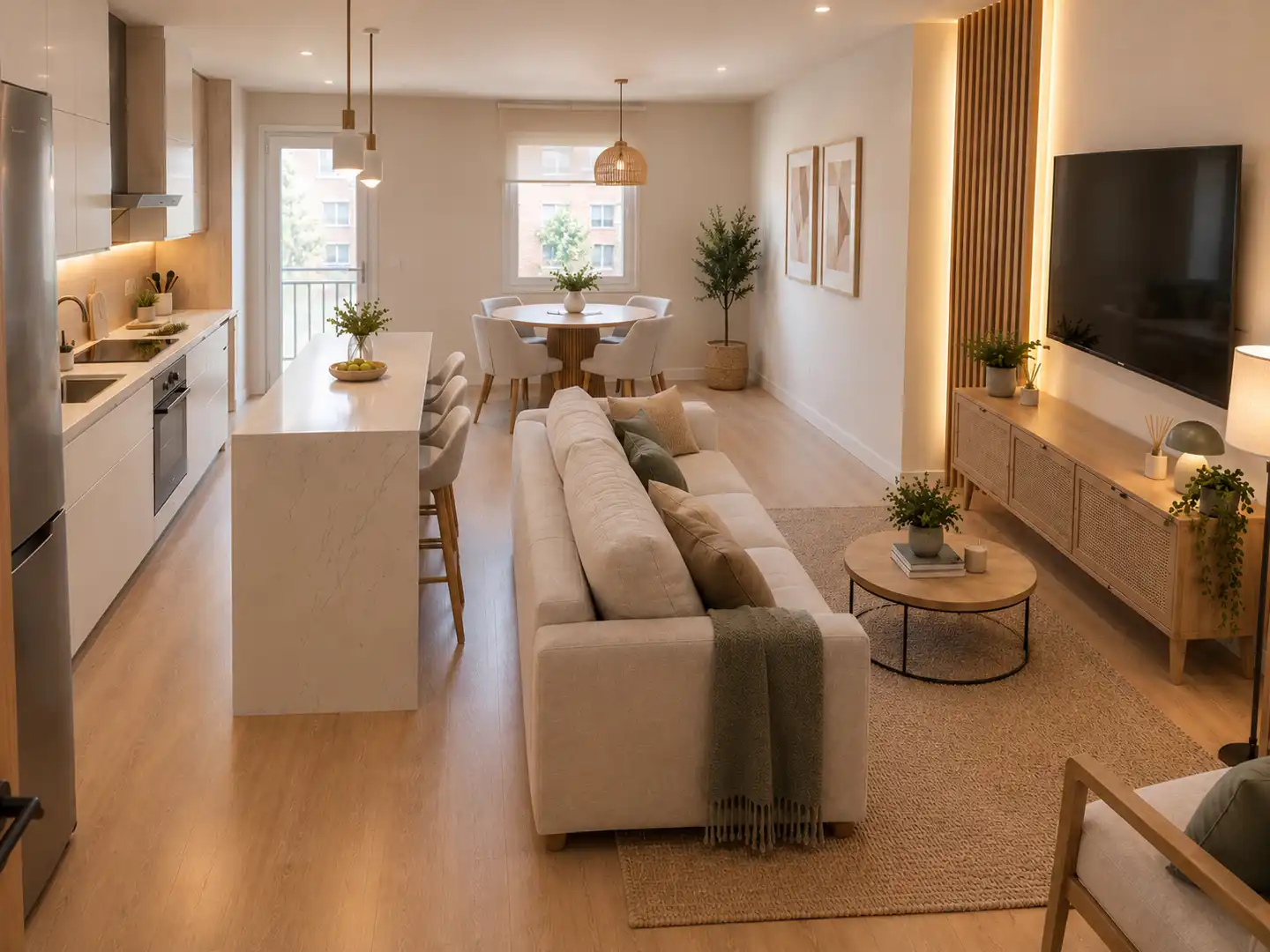 Sala de estar de Piso en venta en Madrid con Calefacción, Terraza y Alarma