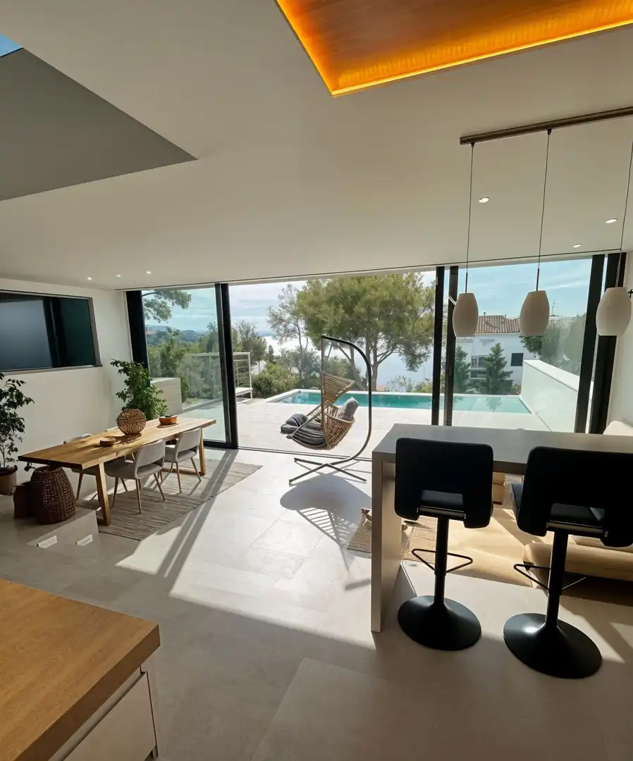Living room of Detached homes for rent in Alcúdia  with Air Conditioner, Heating and Private garden