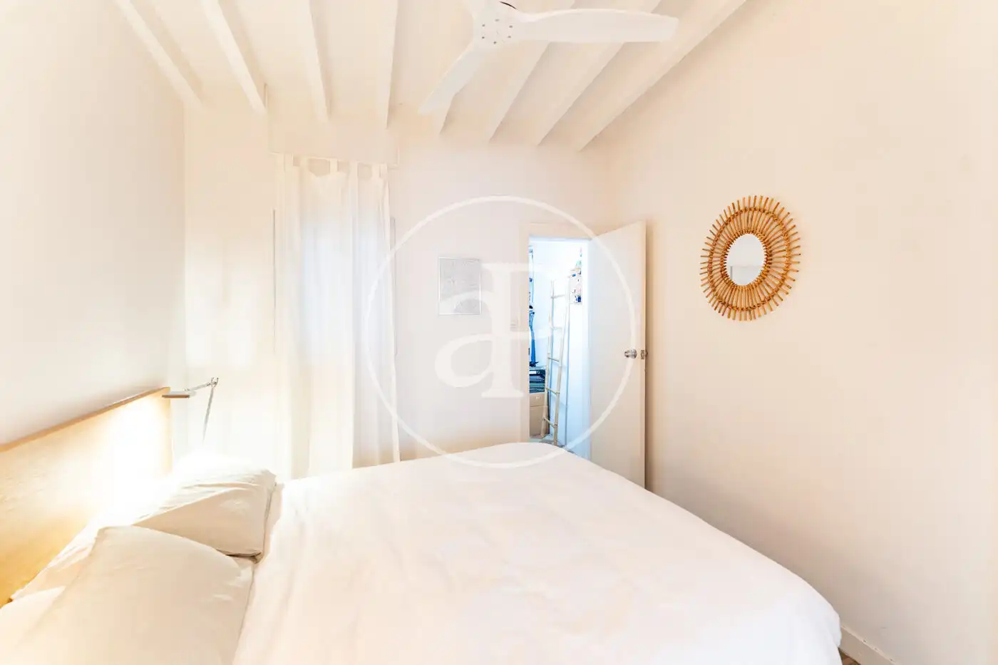Schlafzimmer von Wohnung zum Verkauf in  Palma de Mallorca mit Heizung, Abstellraum und Balkon