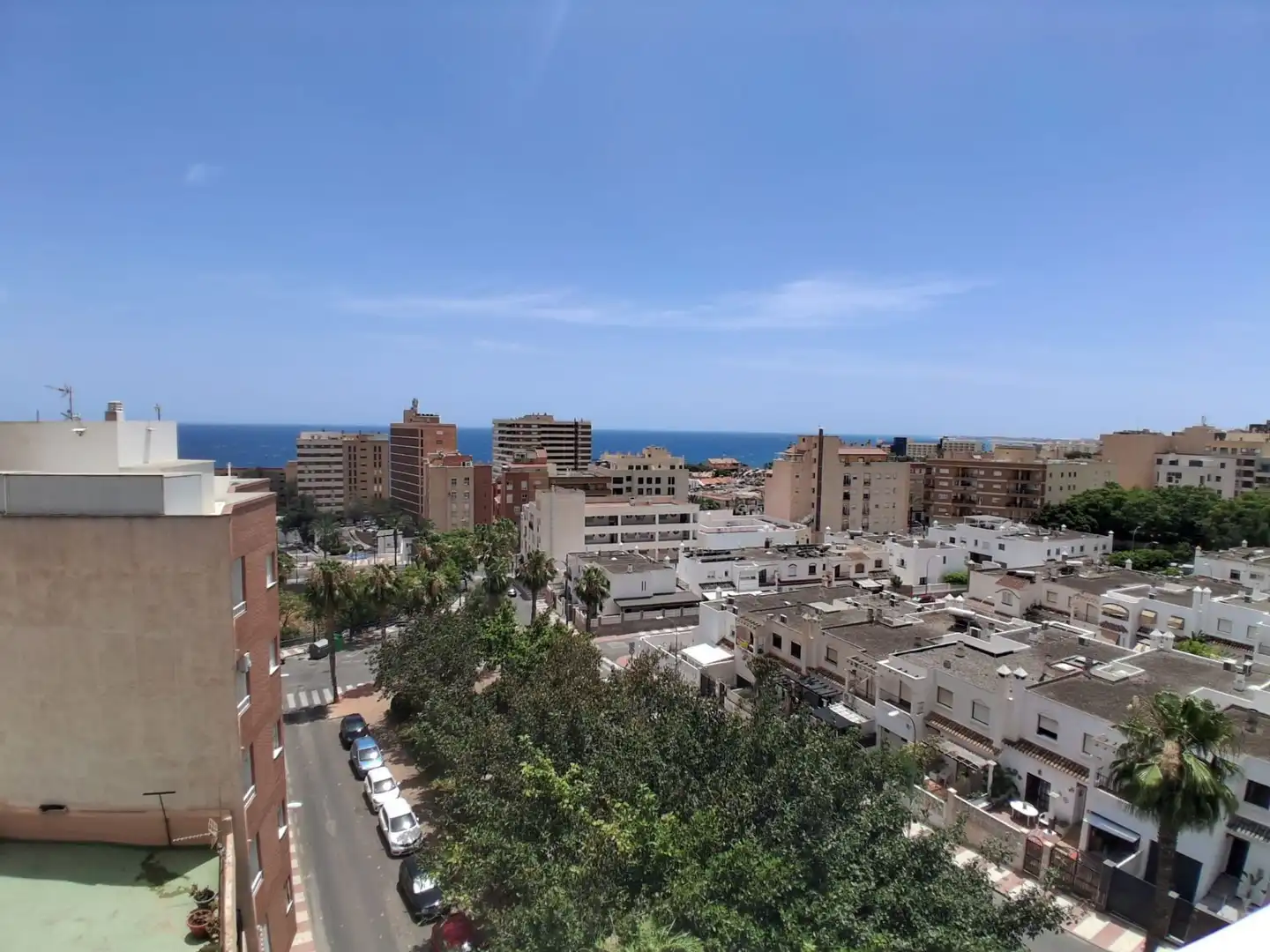 Vista exterior de Àtic en venda en Roquetas de Mar