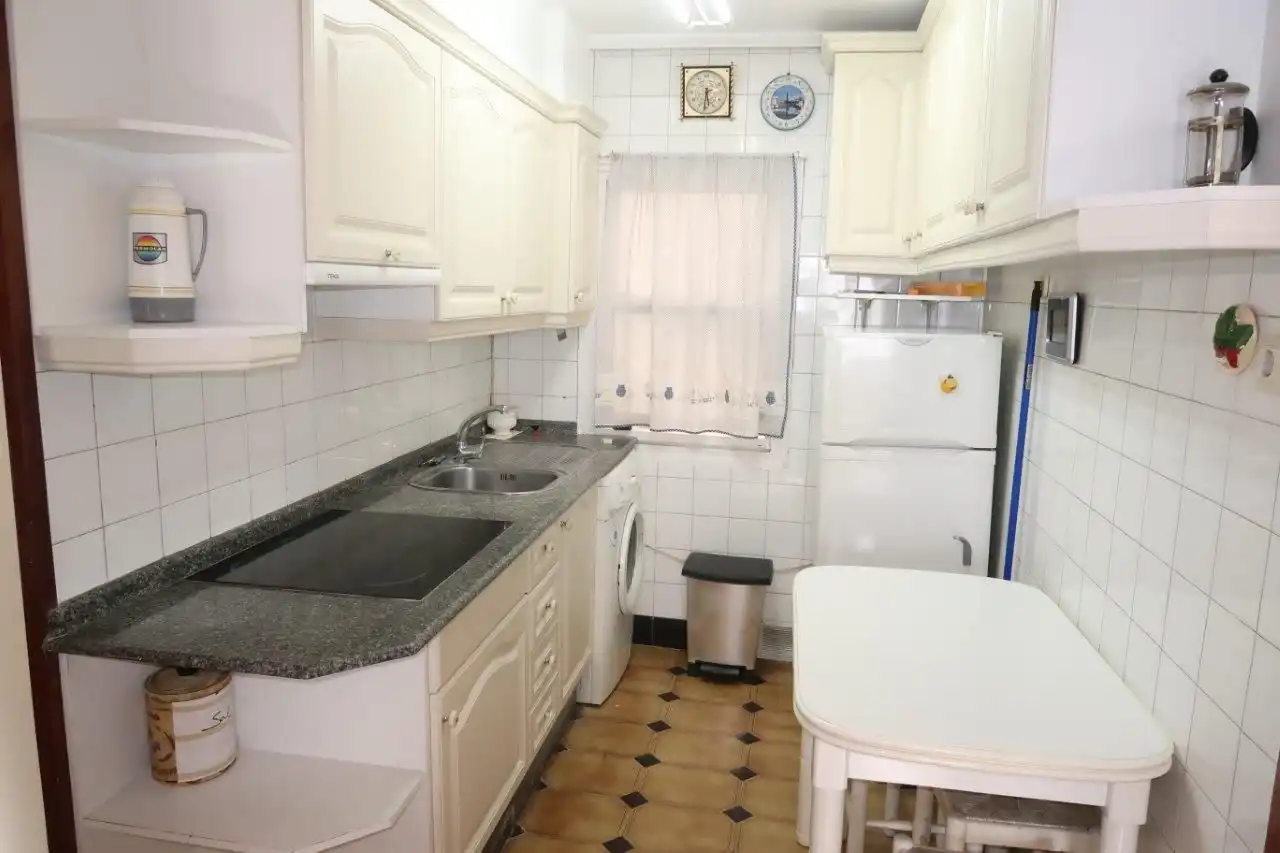Kitchen of Flat for sale in A Coruña Capital   with Heating and Parquet flooring