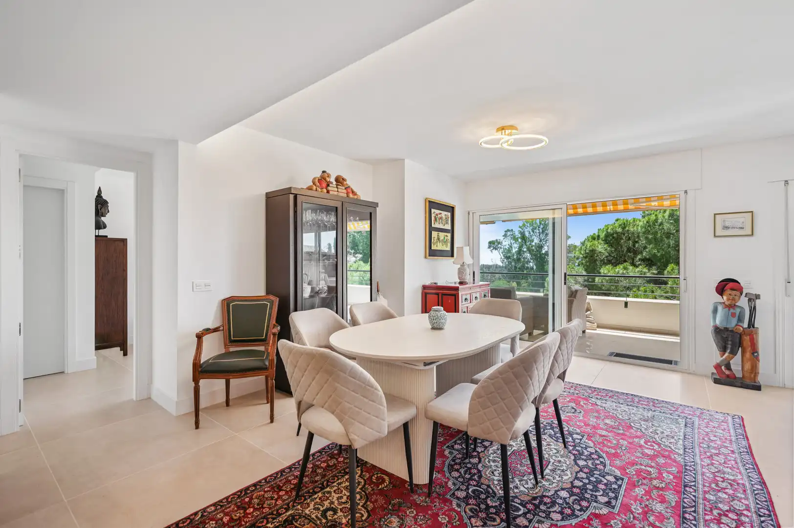Dining room of Attic for rent in Marbella  with Air Conditioner, Terrace and Swimming Pool