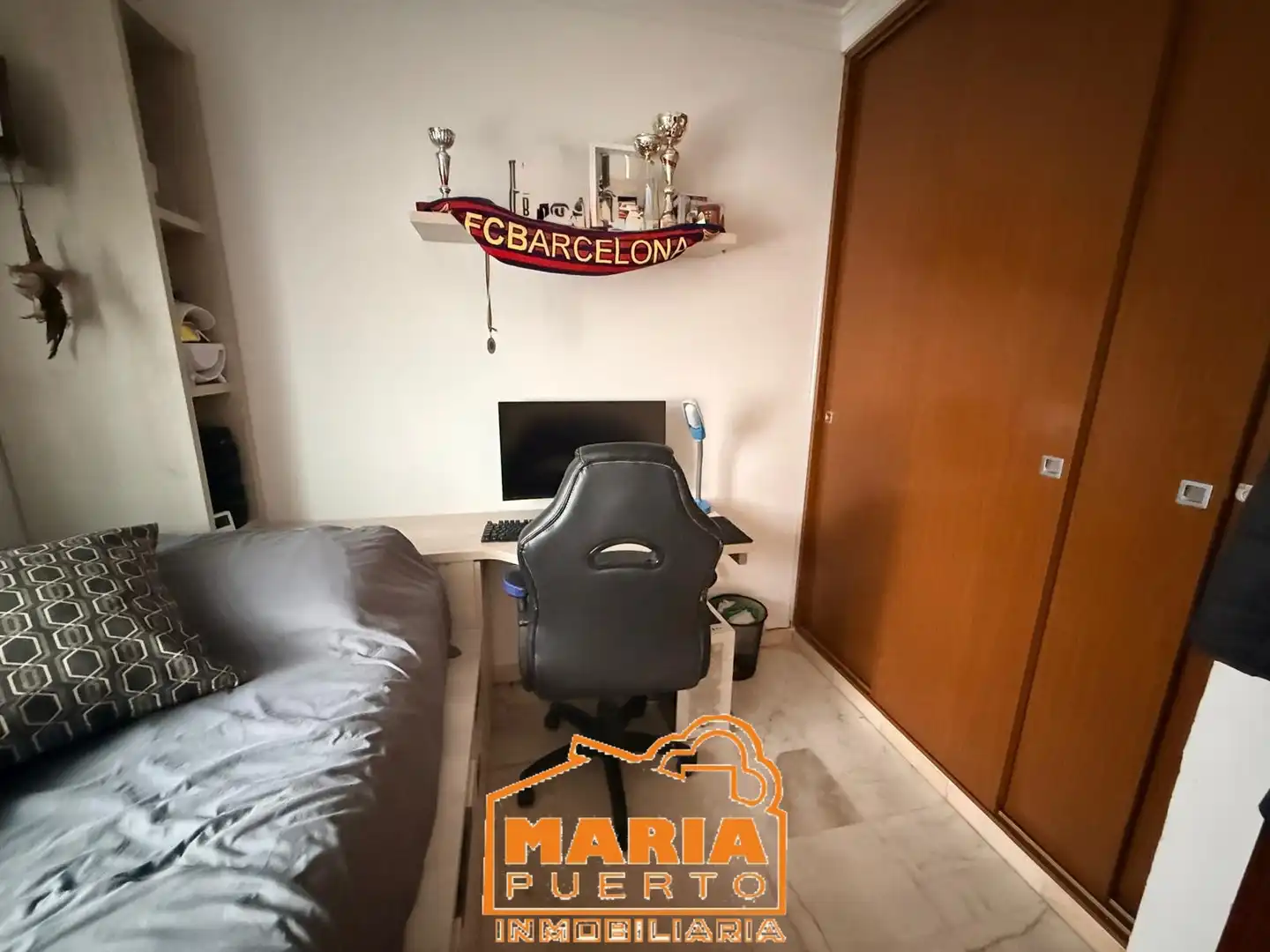 Bedroom of Flat for sale in Málaga  with Air Conditioner