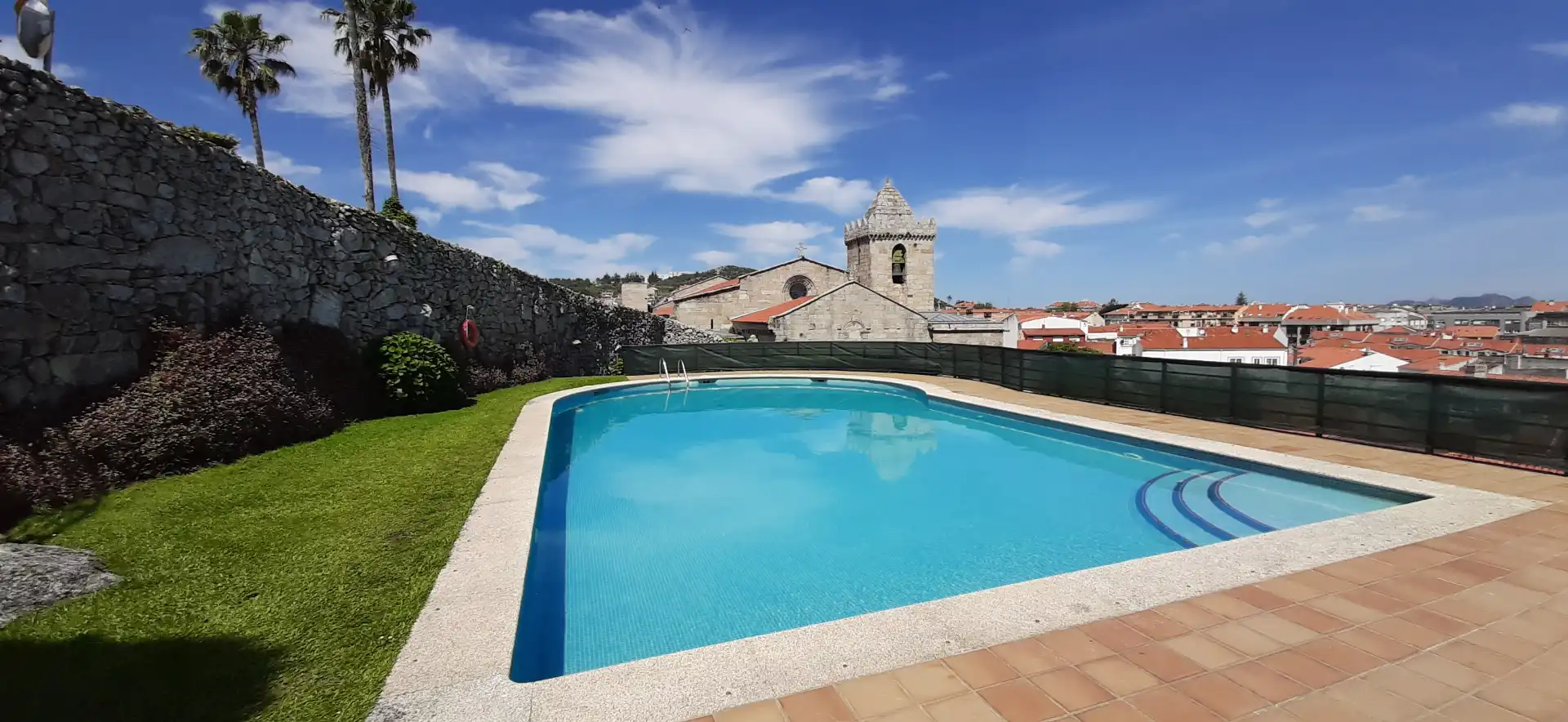 Swimming pool of Attic for rent in Baiona  with Furnished, Balcony and Community pool