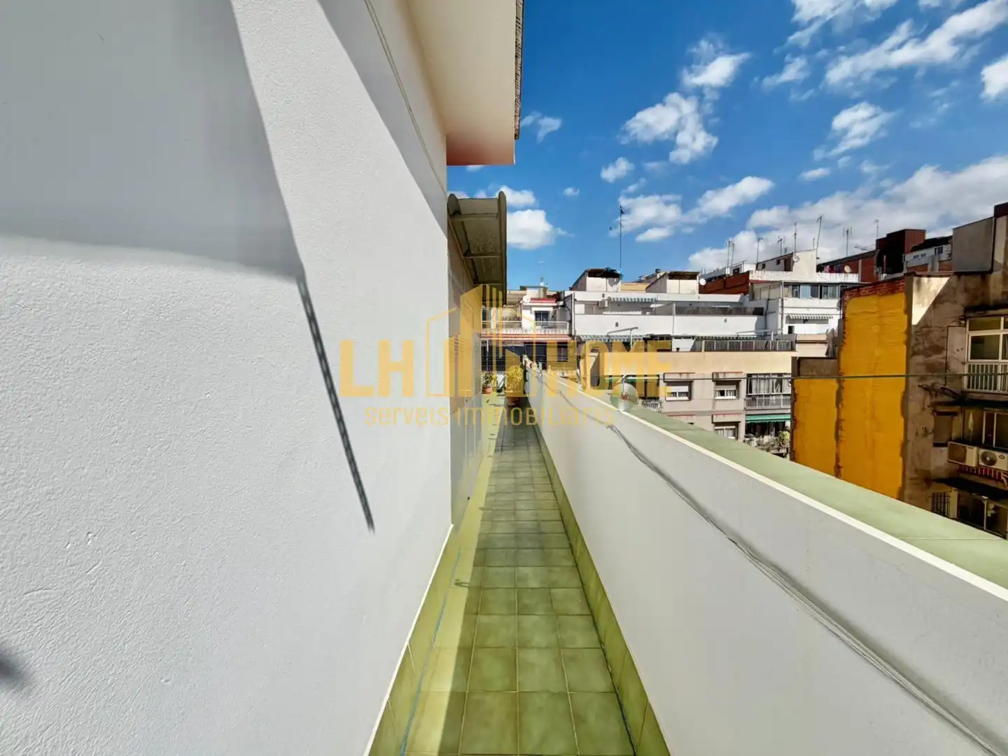 Terrasse von Dachboden zum Verkauf in L'Hospitalet de Llobregat mit Klimaanlage, Heizung und Parkett