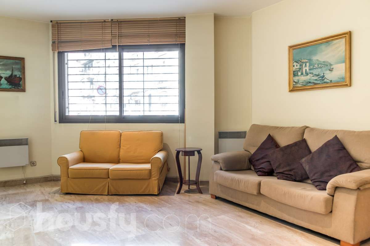 Living room of Flat to rent in  Barcelona Capital  with Heating, Furnished and Pets allowed