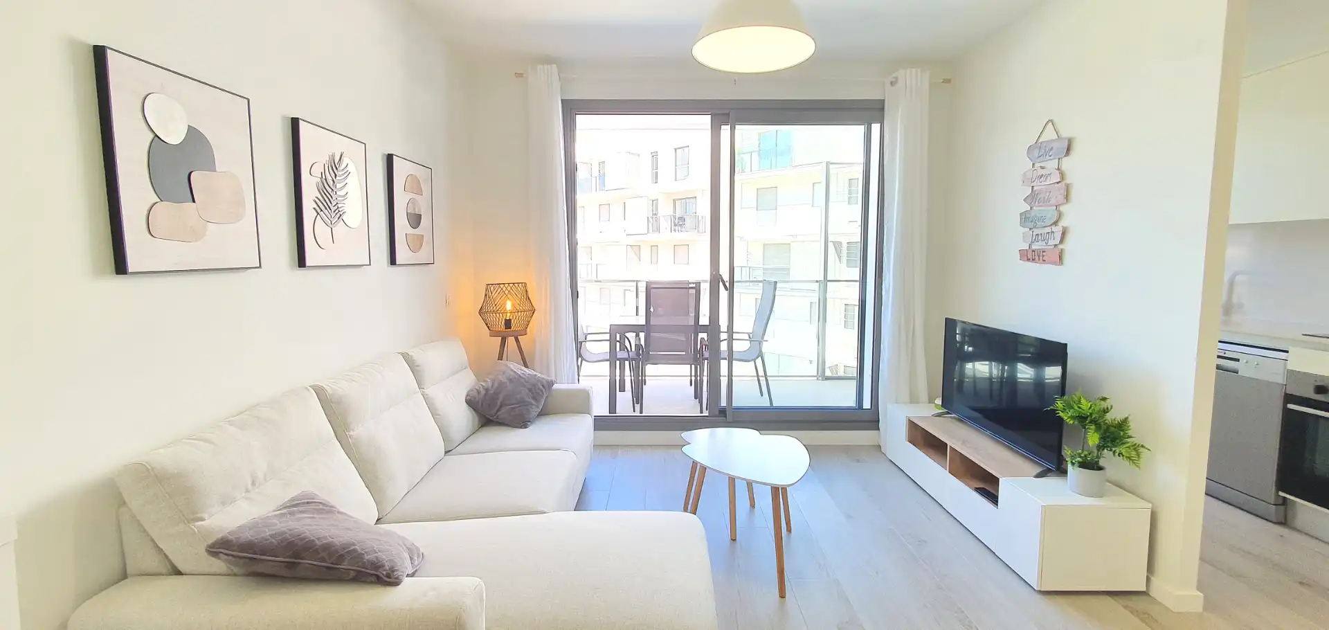 Living room of Apartments for rent in Dénia  with Air Conditioner, Heating and Terrace