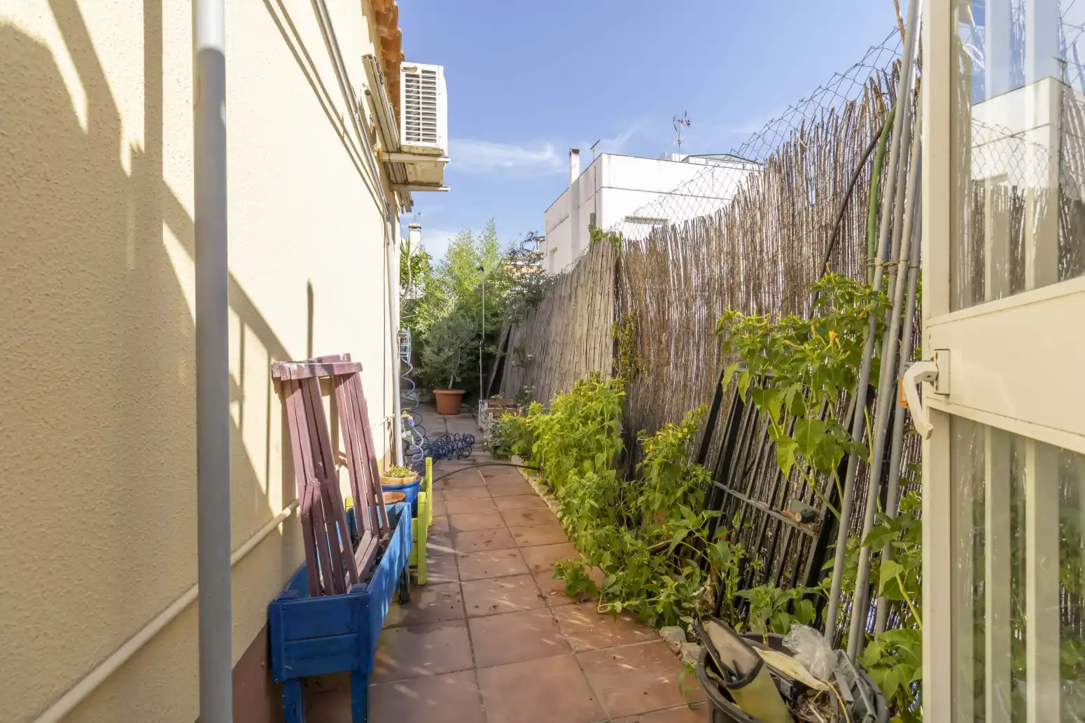 Garden of Houses for sale in Bormujos  with Air Conditioner, Terrace and Storage room