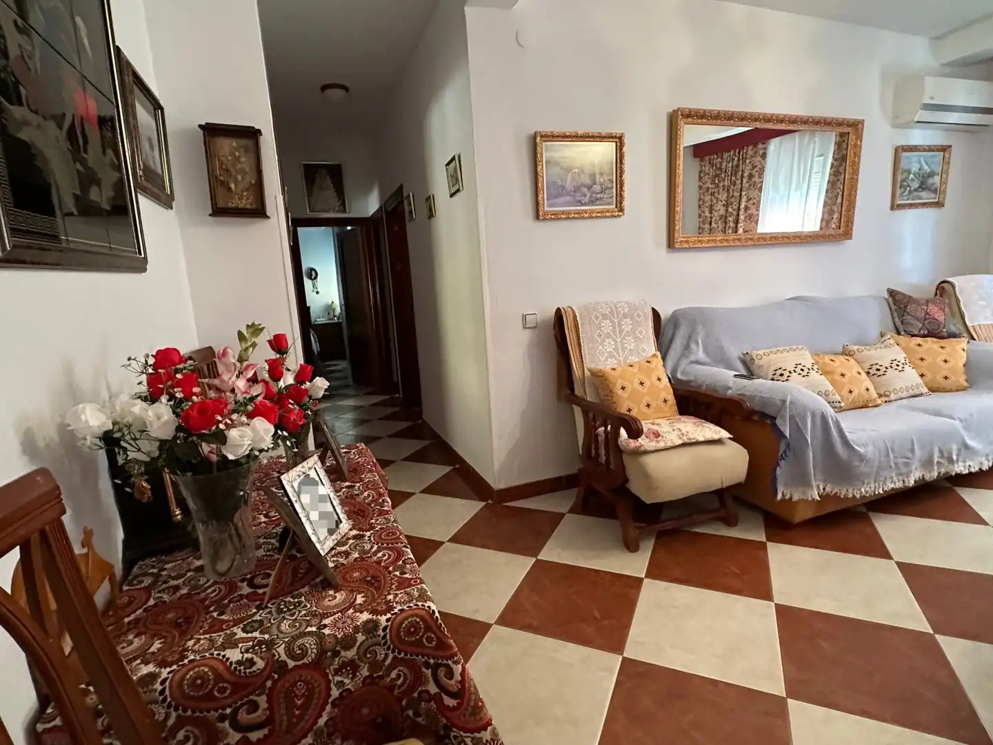 Sala d'estar de Pis en venda en Lora del Río amb Aire condicionat i Calefacció