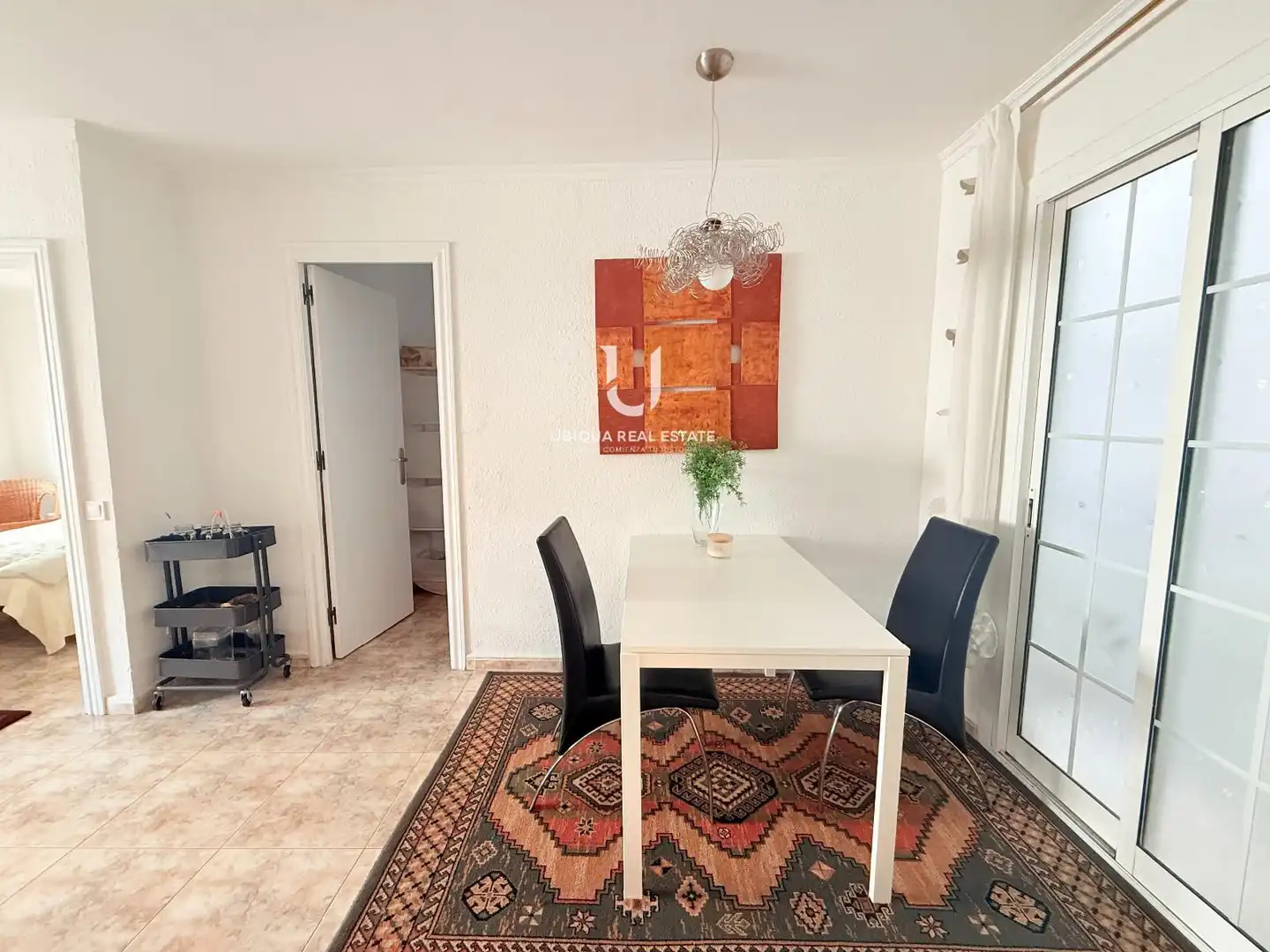 Dining room of Flat for rent in L'Hospitalet de Llobregat  with Air Conditioner, Heating and Furnished