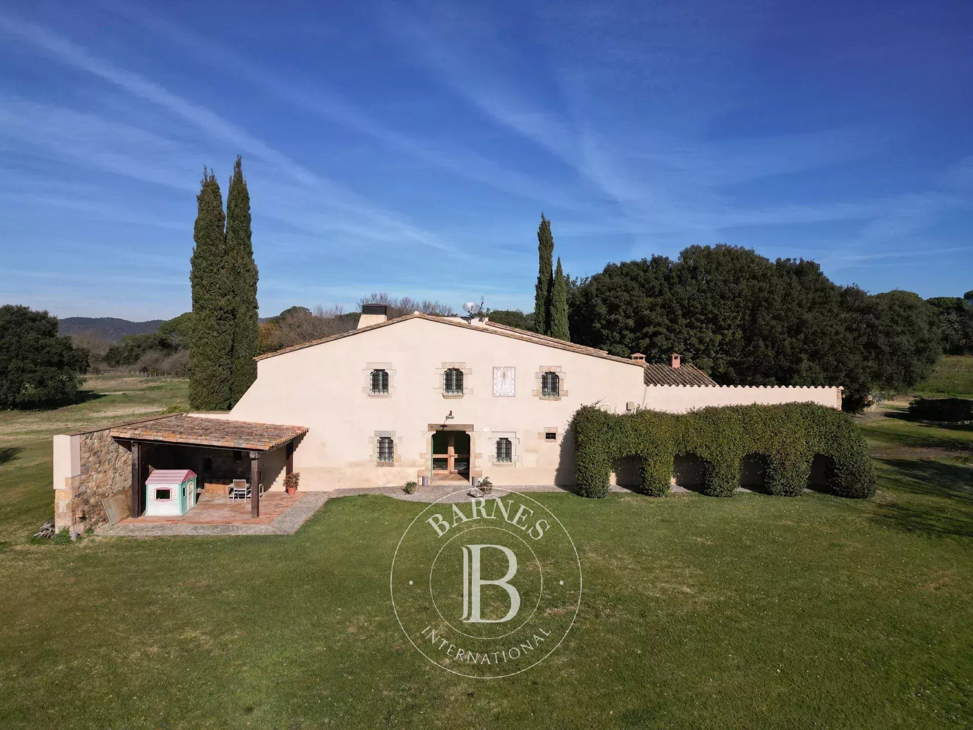 Jardí de Finca rústica en venda en Cassà de la Selva amb Aire condicionat, Calefacció i Jardí privat