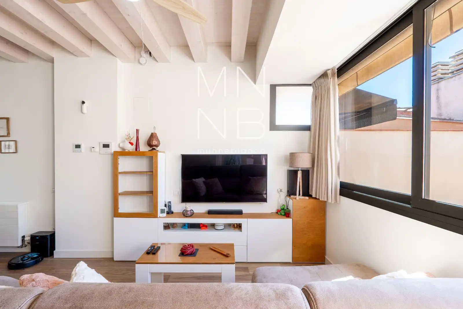 Living room of Detached homes for sale in Mataró  with Air Conditioner, Heating and Furnished