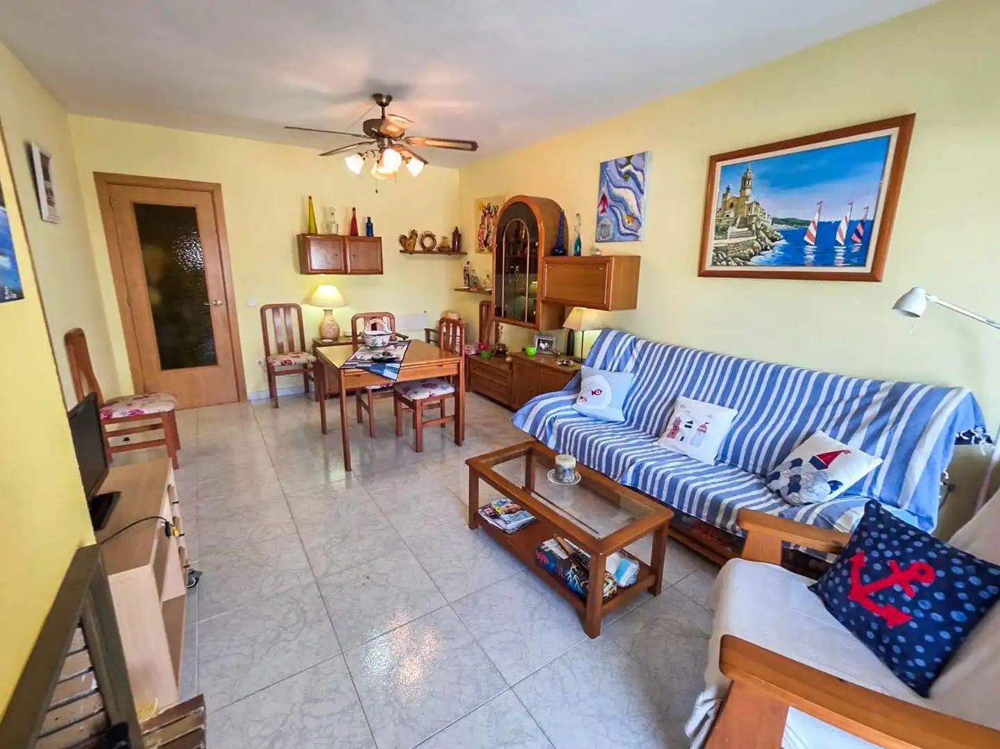 Sala de estar de Piso en venta en El Vendrell con Terraza