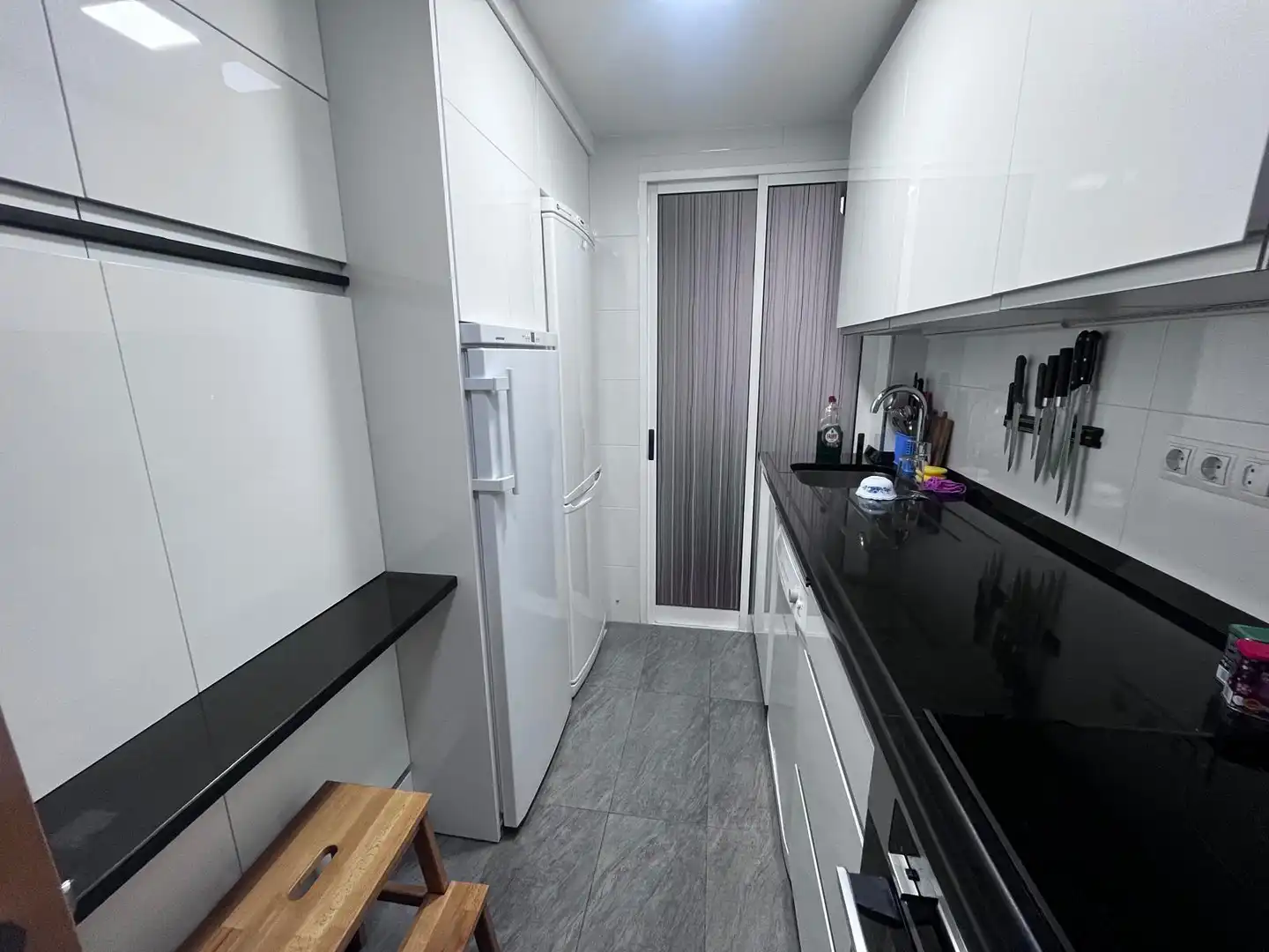 Kitchen of Flat for sale in Burgos  with Furnished