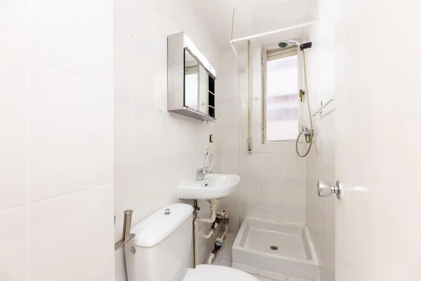 Badezimmer von Wohnung zur Miete in Madrid mit Heizung und Parkett