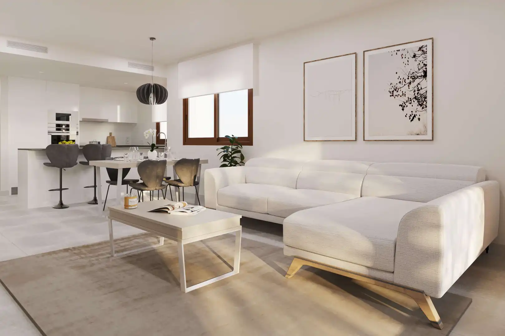 Living room of Flat for sale in Capdepera  with Heating, Terrace and Balcony