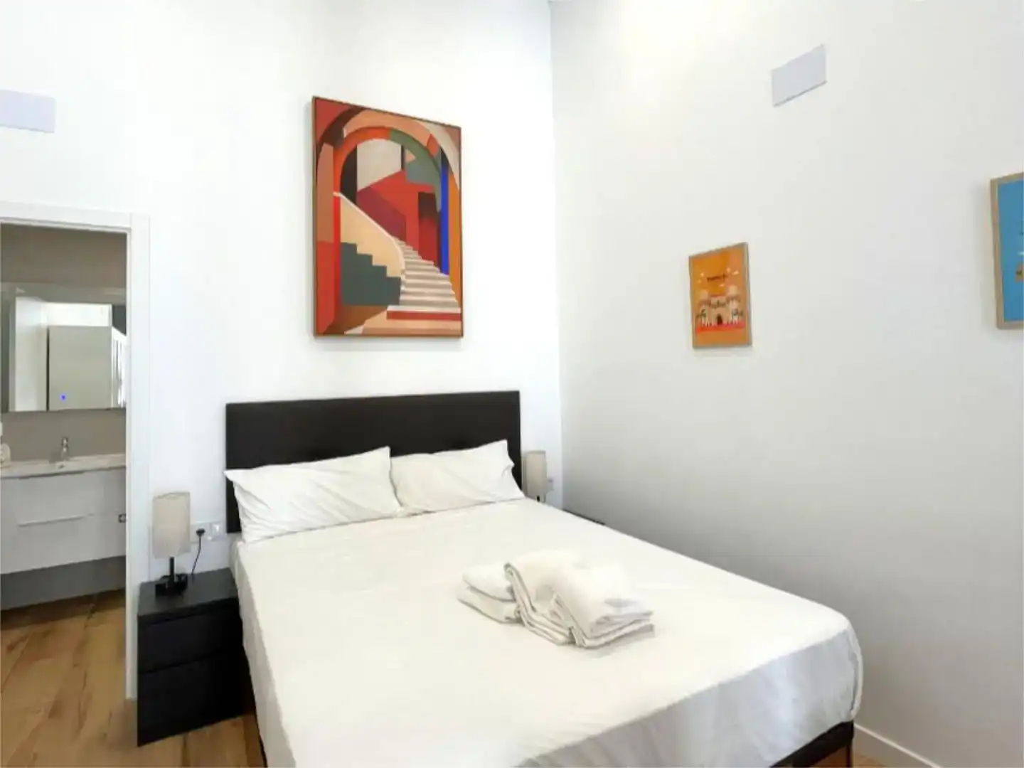 Schlafzimmer von Wohnung zum Verkauf in Valencia mit Klimaanlage und Möbliert