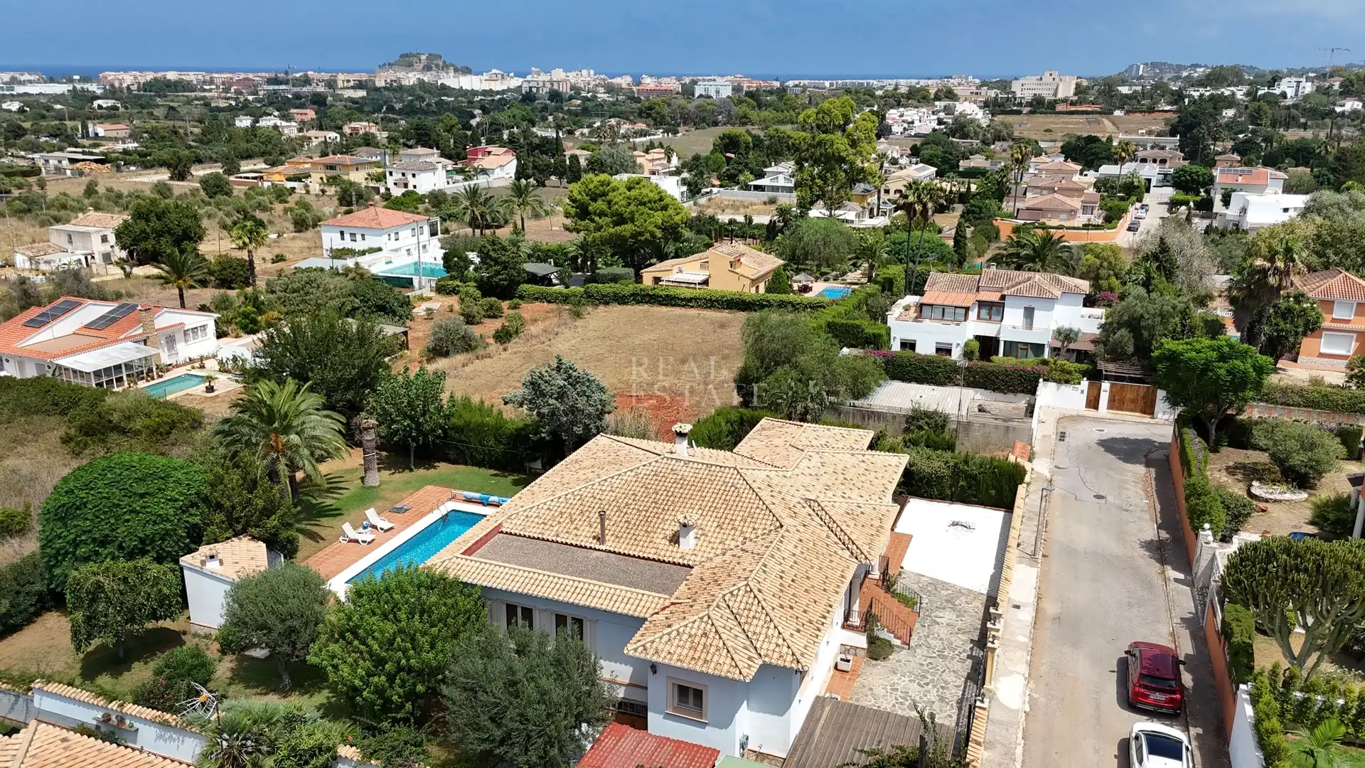 Vista exterior de Casa o chalet en venta en Dénia con Aire acondicionado, Calefacción y Terraza