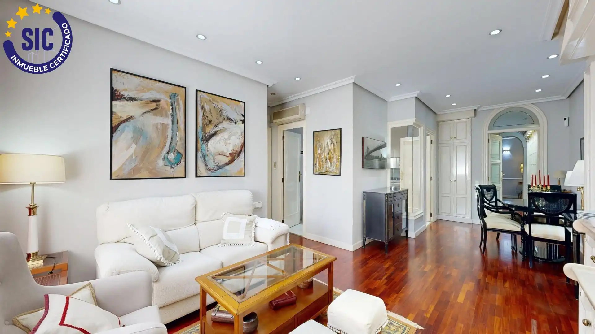 Sala de estar de Piso en venta en Valencia con Aire acondicionado, Calefacción y Parquet