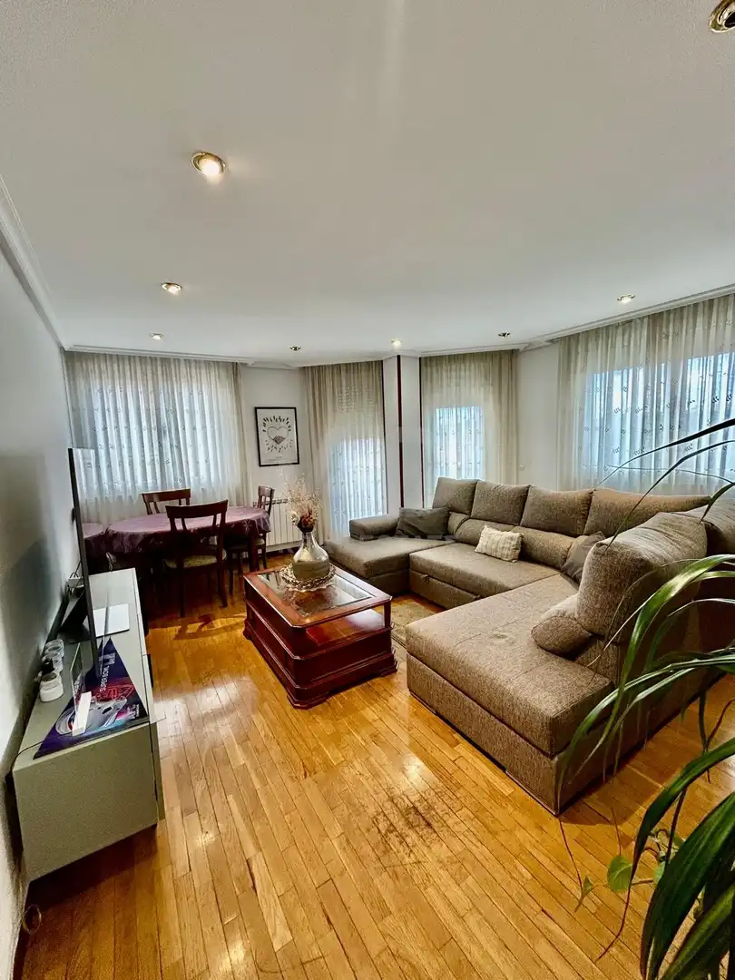 Living room of Flat for sale in La Bañeza   with Heating and Terrace